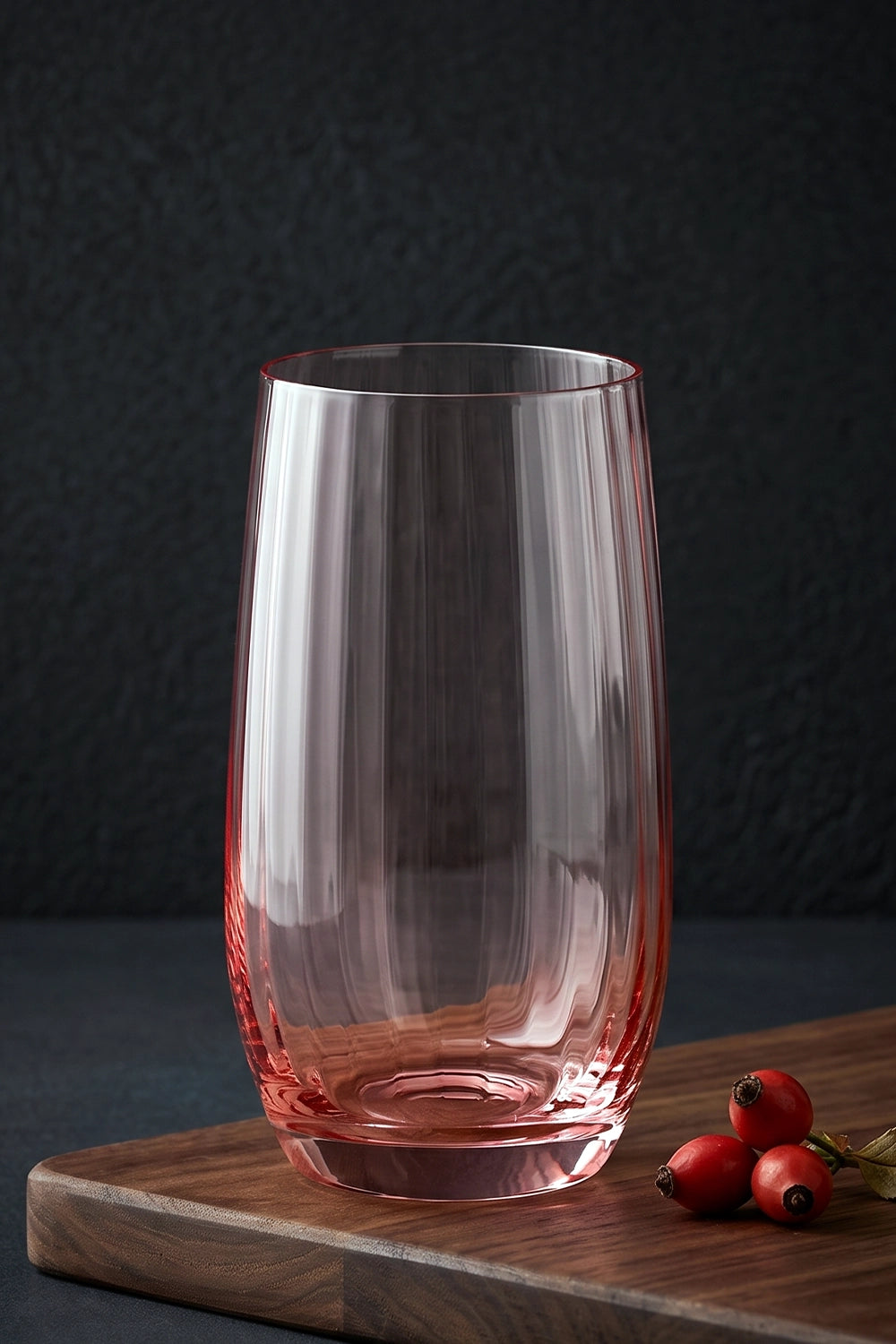 Elegance Glass Set of 6 (Tinted Red)
